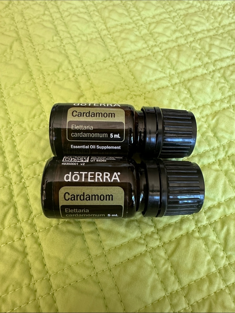 Two Doterra Cardamom Essential Oil 5ml